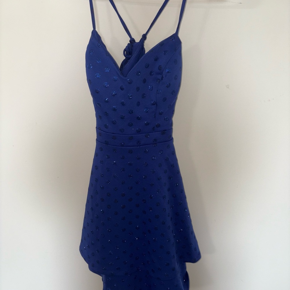 City Triangles Royal Blue Dress